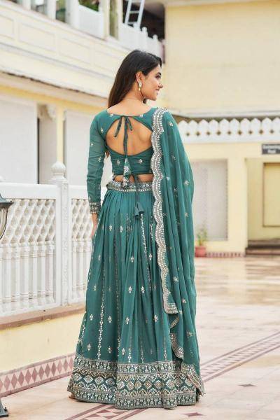 Sn 2305 Designer Faux Georgette Wholesale lehenga choli catalogs