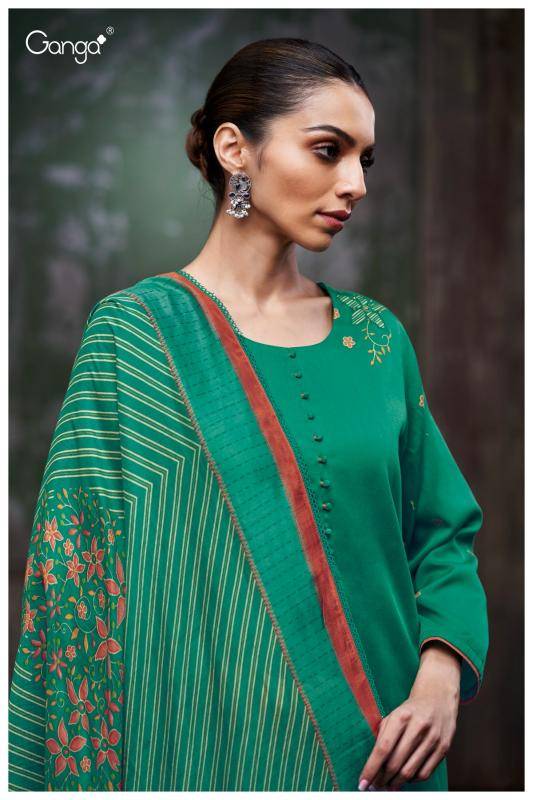Ganga bryssia 3784 Dress material manufacturers
