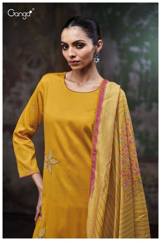 Ganga bryssia 3784 Dress material manufacturers