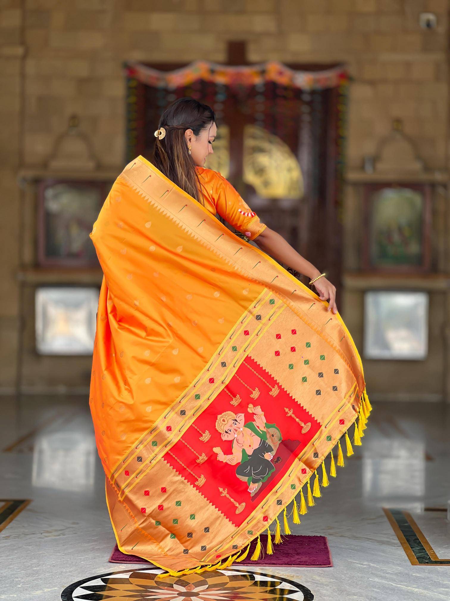 Anupama ganpati special soft pethani silk Saree wholesale market in Chennai