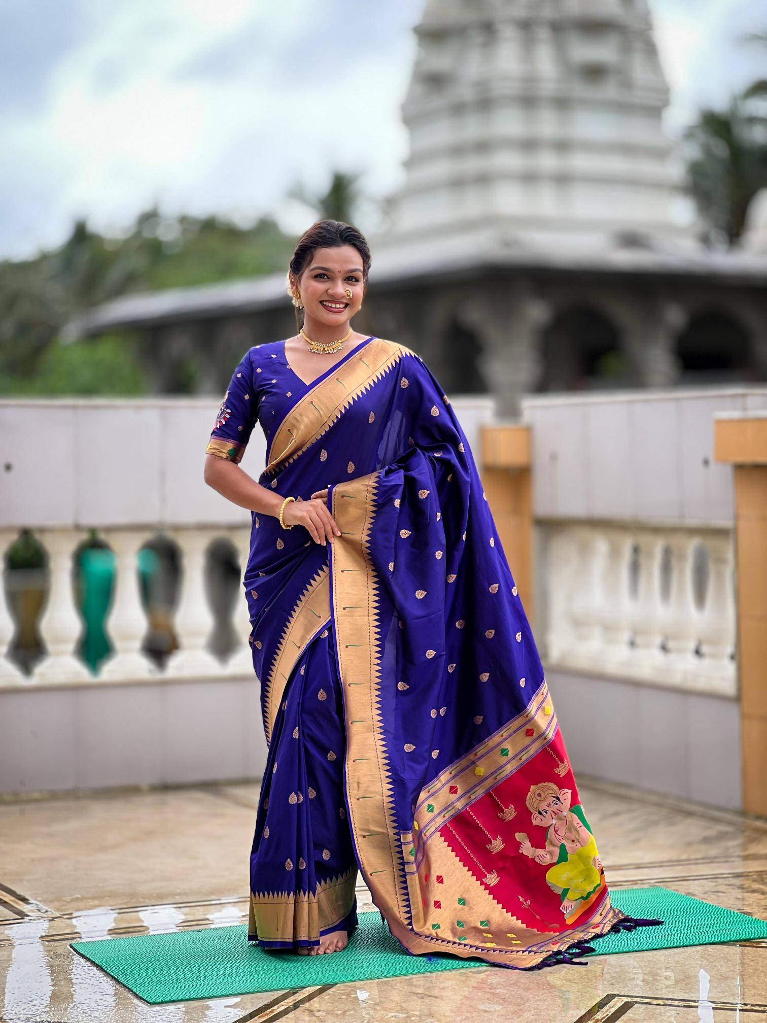 Anupama ganpati special soft pethani silk Saree wholesale market in Chennai