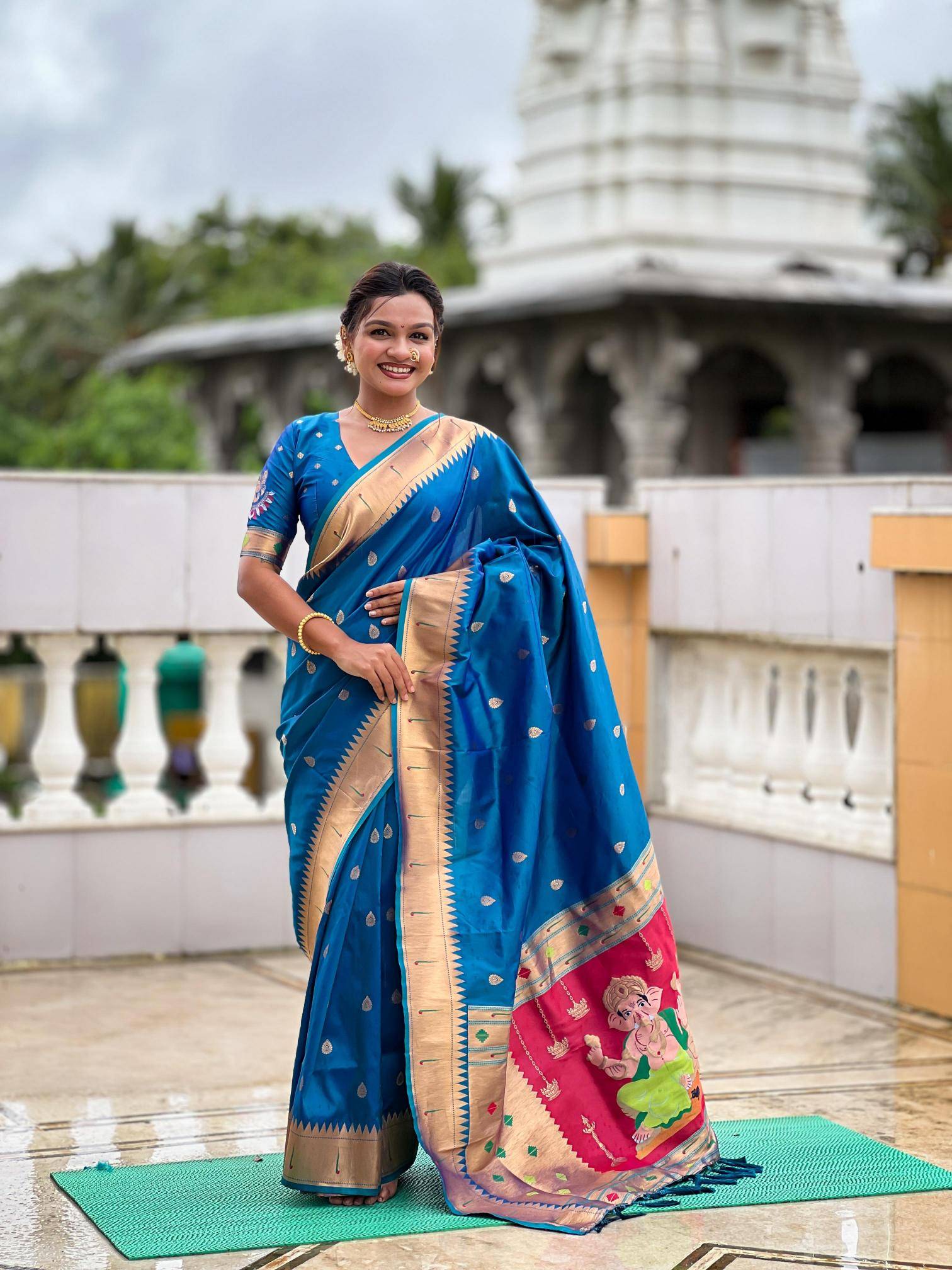 Anupama ganpati special soft pethani silk Saree wholesale market in Chennai