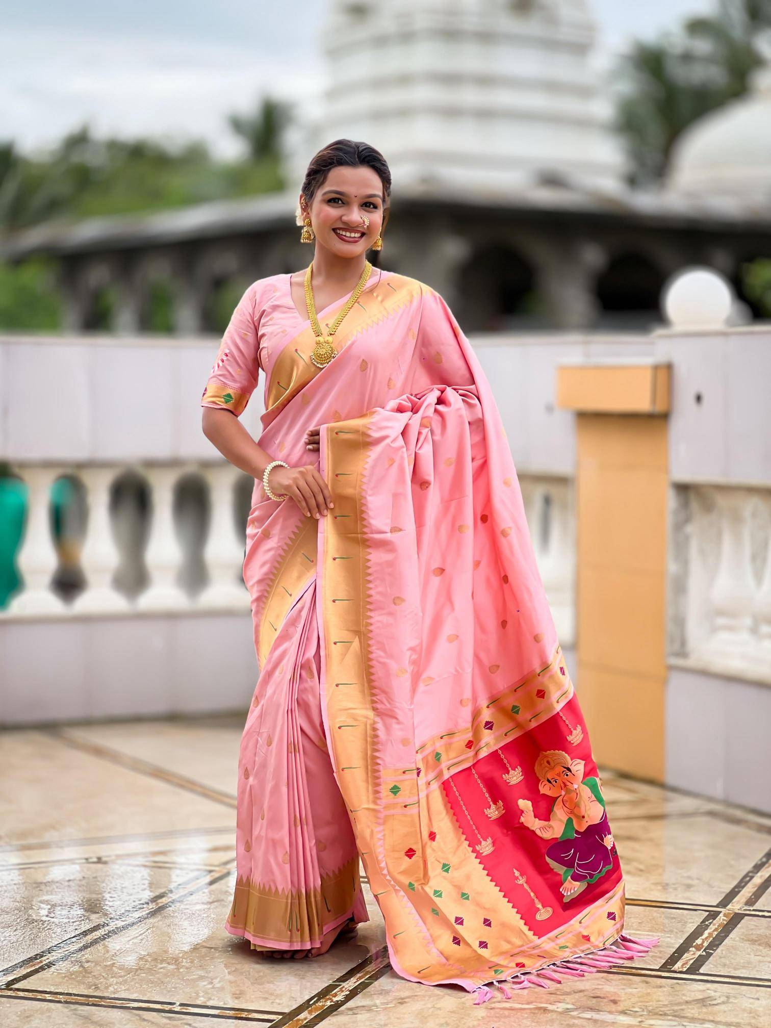 Anupama ganpati special soft pethani silk Saree wholesale market in Chennai
