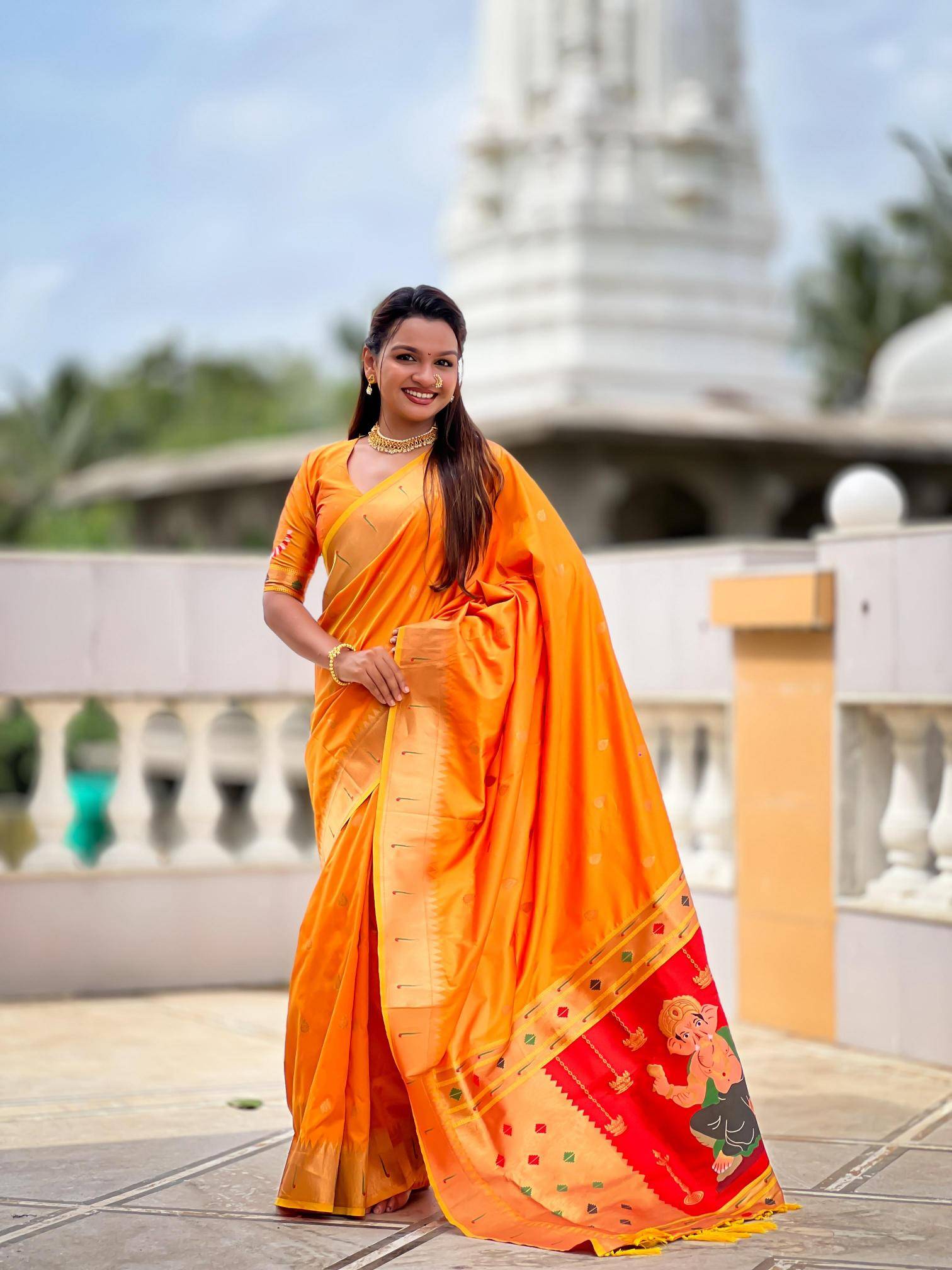 Anupama ganpati special soft pethani silk Saree wholesale market in Chennai
