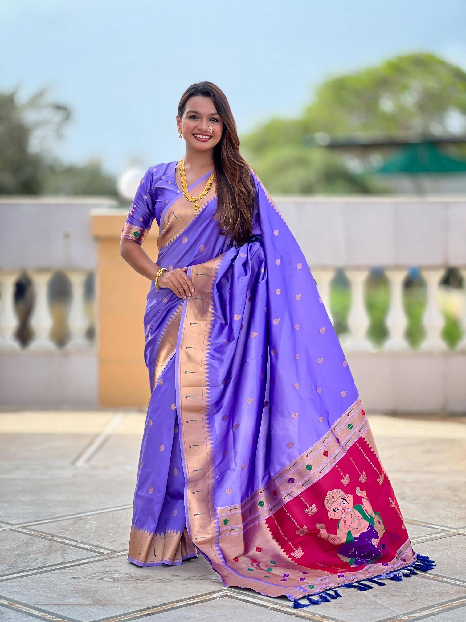 Anupama ganpati special soft pethani silk Saree wholesale market in Chennai