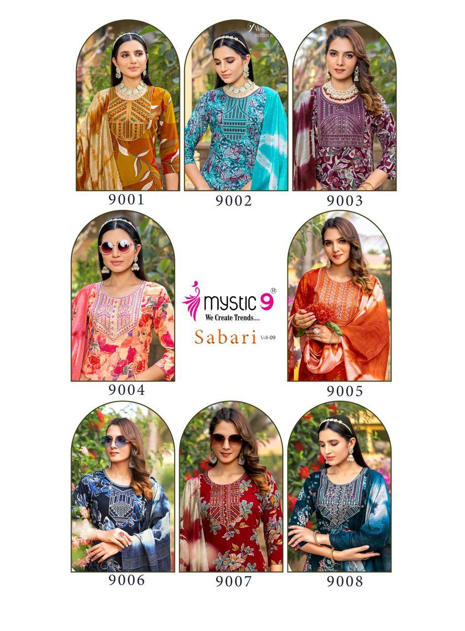Mystic9 sabri vol 9 Kurti wholesale suppliers in Delhi