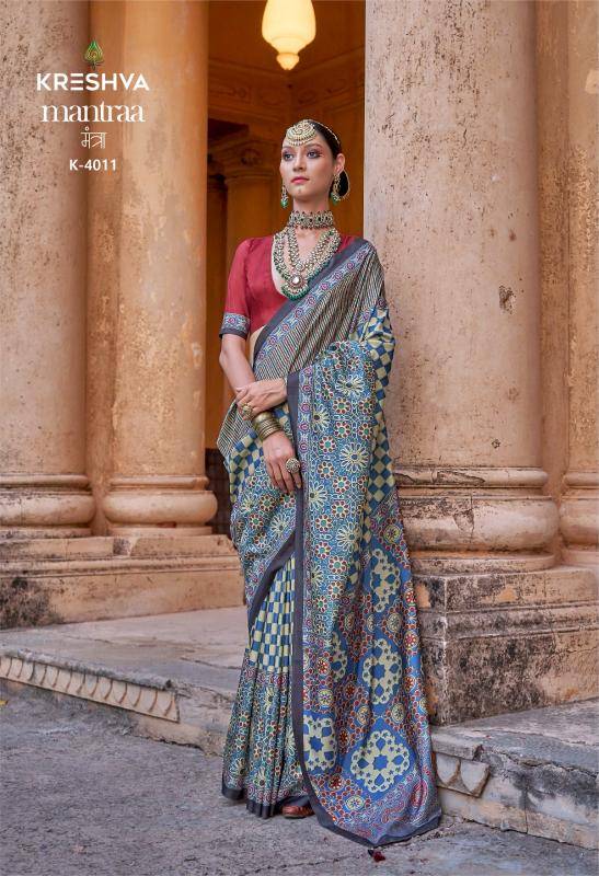 Shorya kreshva mantraa silk Wholesale saree market in Ahmedabad