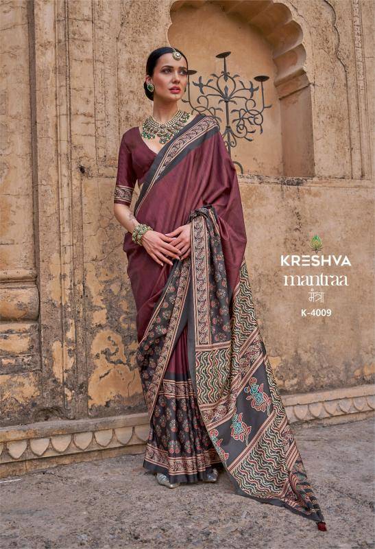 Shorya kreshva mantraa silk Wholesale saree market in Ahmedabad