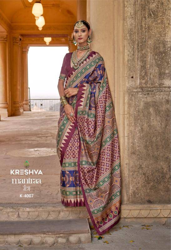 Shorya kreshva mantraa silk Wholesale saree market in Ahmedabad