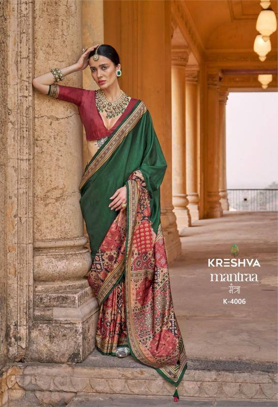 Shorya kreshva mantraa silk Wholesale saree market in Ahmedabad