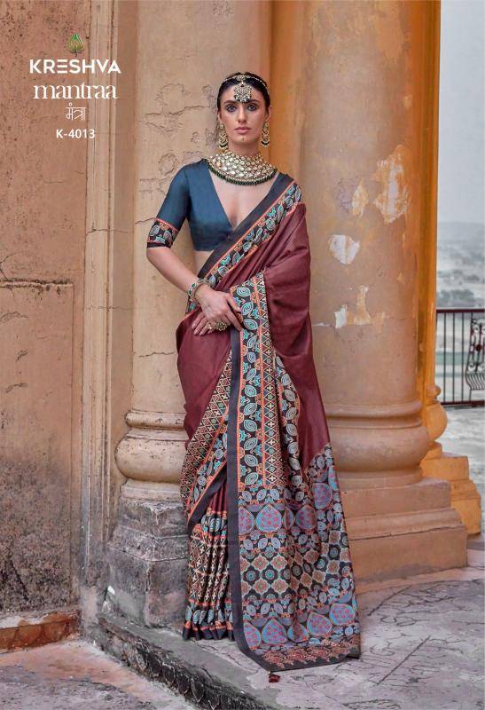 Shorya kreshva mantraa silk Wholesale saree market in Ahmedabad