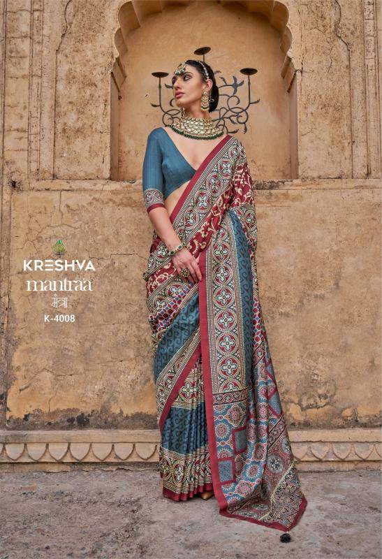 Shorya kreshva mantraa silk Wholesale saree market in Ahmedabad
