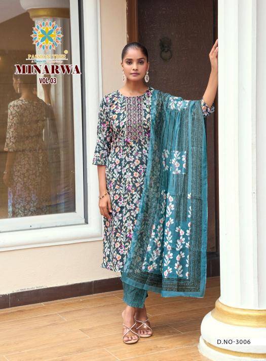 Passion tree minarva vol 3 Kurti wholesale showroom
