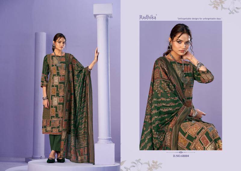 Radhika azara beauty silk 3 Dress material for boutiques