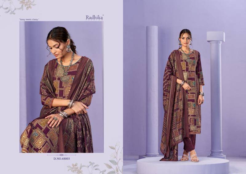 Radhika azara beauty silk 3 Dress material for boutiques