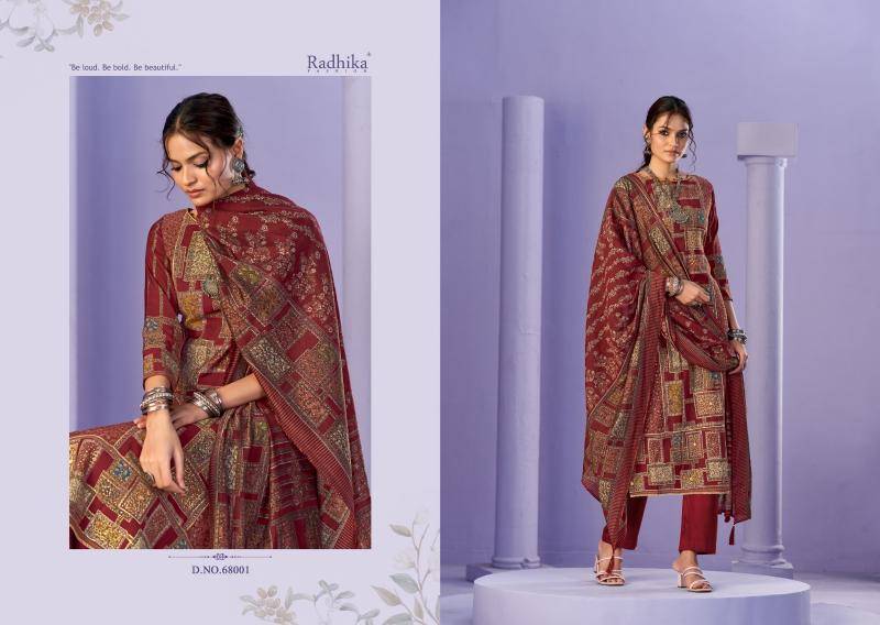 Radhika azara beauty silk 3 Dress material for boutiques
