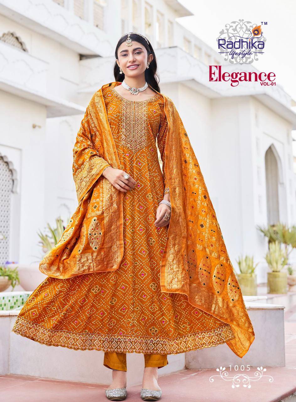 Radhika lifestyle elegance vol 1 Ladies Kurti suppliers
