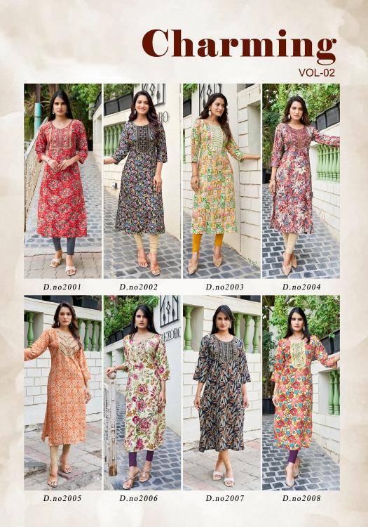 Vaniska charming vol.2 Ladies kurti suppliers in kolkata