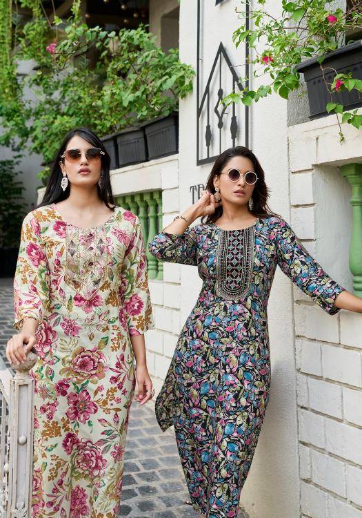 Vaniska charming vol.2 Ladies kurti suppliers in kolkata
