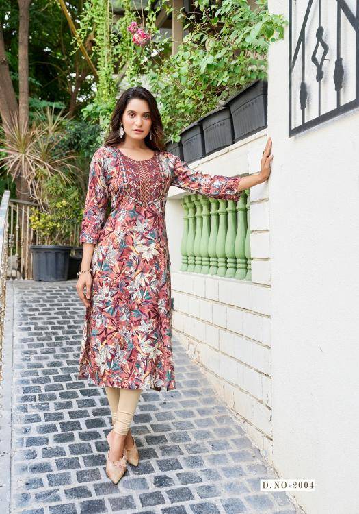 Vaniska charming vol.2 Ladies kurti suppliers in kolkata
