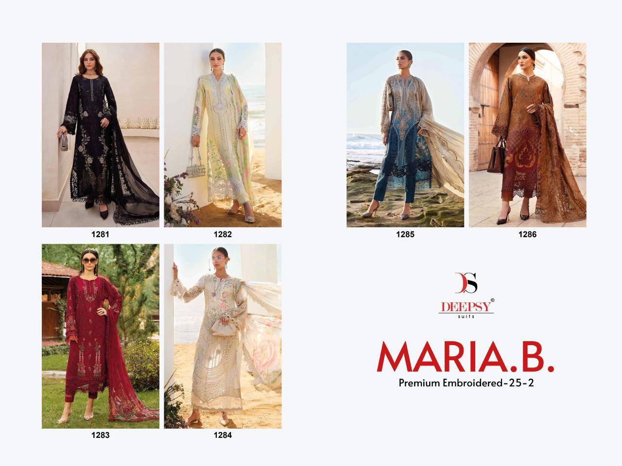 Deepsy suits maria b 25-2 Wholesale Salwar Kameez In Vadodara