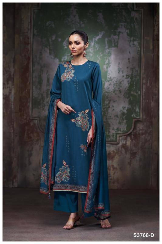 Ganga lulia 3768 Dress material wholesale online