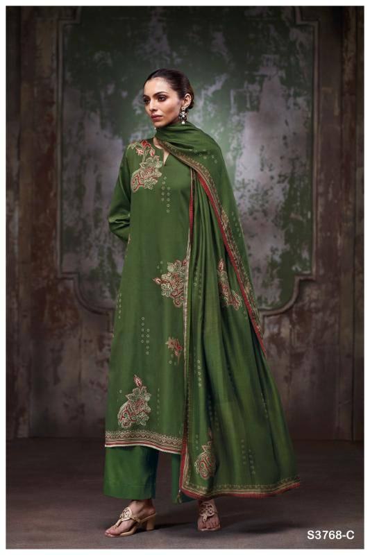 Ganga lulia 3768 Dress material wholesale online