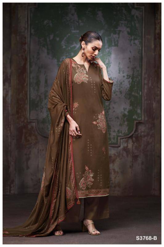 Ganga lulia 3768 Dress material wholesale online