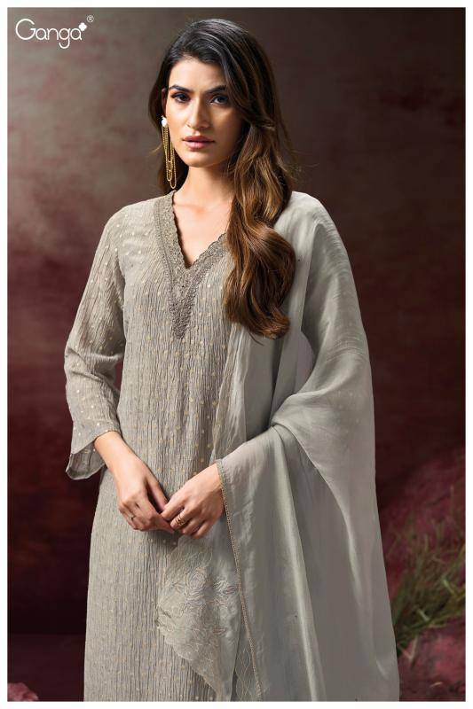 Ganga eari 3116 Wholesale dress material catalogs