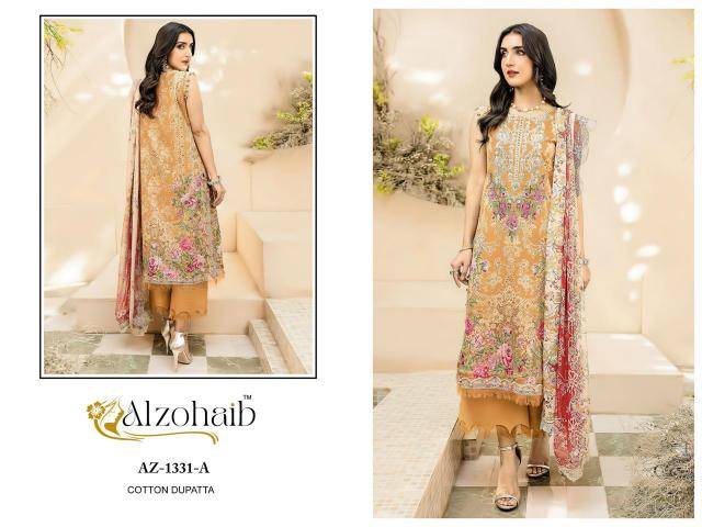 Alzohaib pure cotton wholesale Salwar kameez catalogs