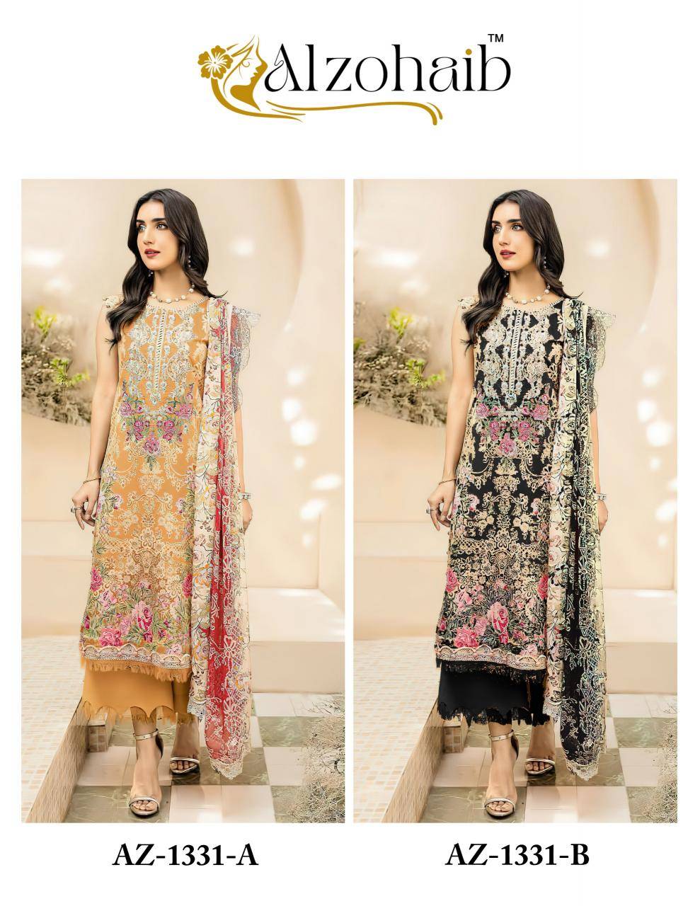 Alzohaib pure cotton wholesale Salwar kameez catalogs