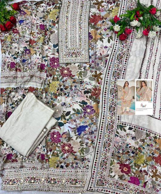 Shree fab KT - 234 maslin Wholesale designer dress material