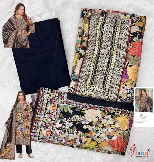 Shree fab KT - 234 maslin Wholesale designer dress material