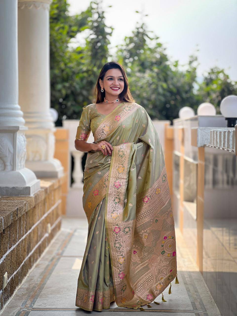 Anupama banarasi-5 Indian sarees wholesale