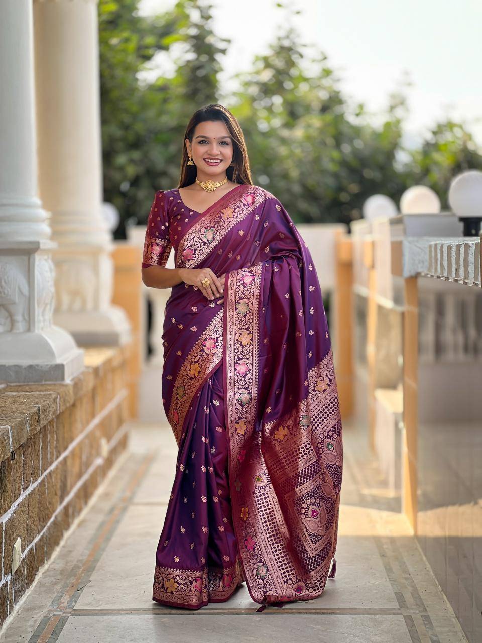 Anupama banarasi-5 Indian sarees wholesale