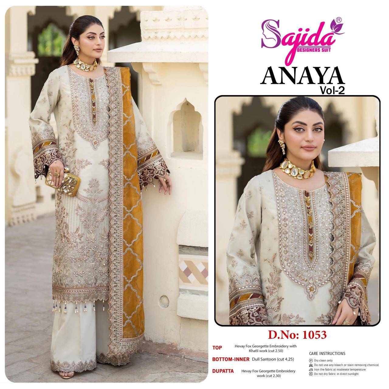 Sajida anaya vol 2 Indian Salwar Kameez wholesale 