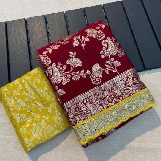 Akshara crepe khadi silk Saree manufacturers in India