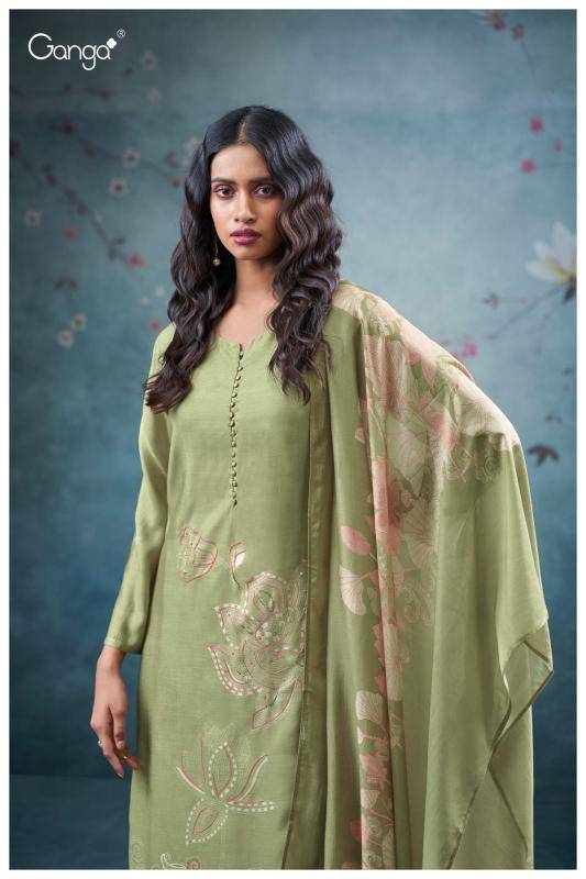 Ganga qirat 3665 Wholesale dress materials for boutique