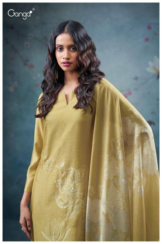 Ganga qirat 3665 Wholesale dress materials for boutique