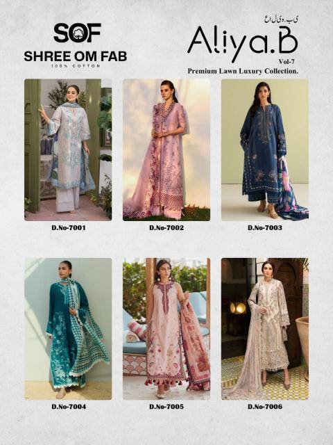 SOF aliya vol-7 Dress material wholesale distributors in Ahmedabad