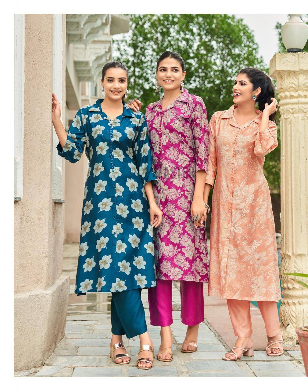 Shorya master vertican print coord set Ladies kurti wholesale market