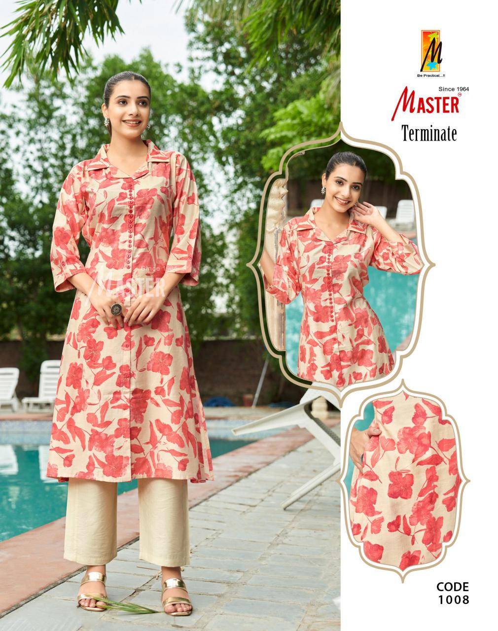 Shorya master vertican print coord set Ladies kurti wholesale market