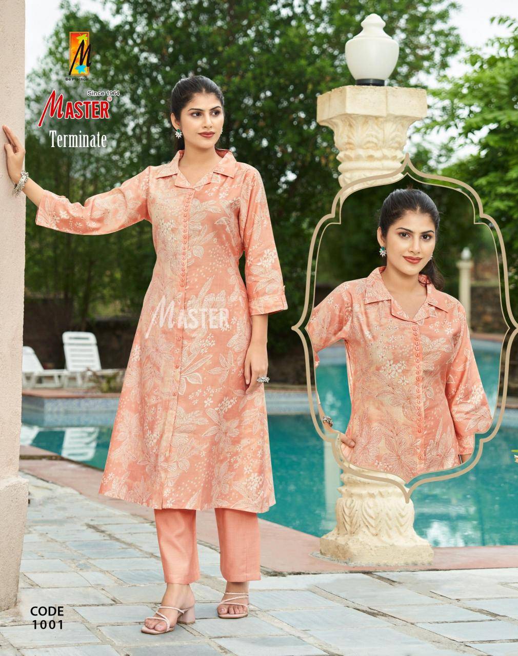 Shorya master vertican print coord set Ladies kurti wholesale market