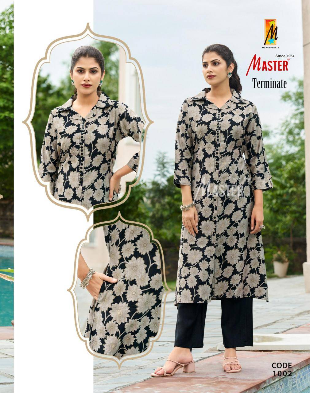 Shorya master vertican print coord set Ladies kurti wholesale market