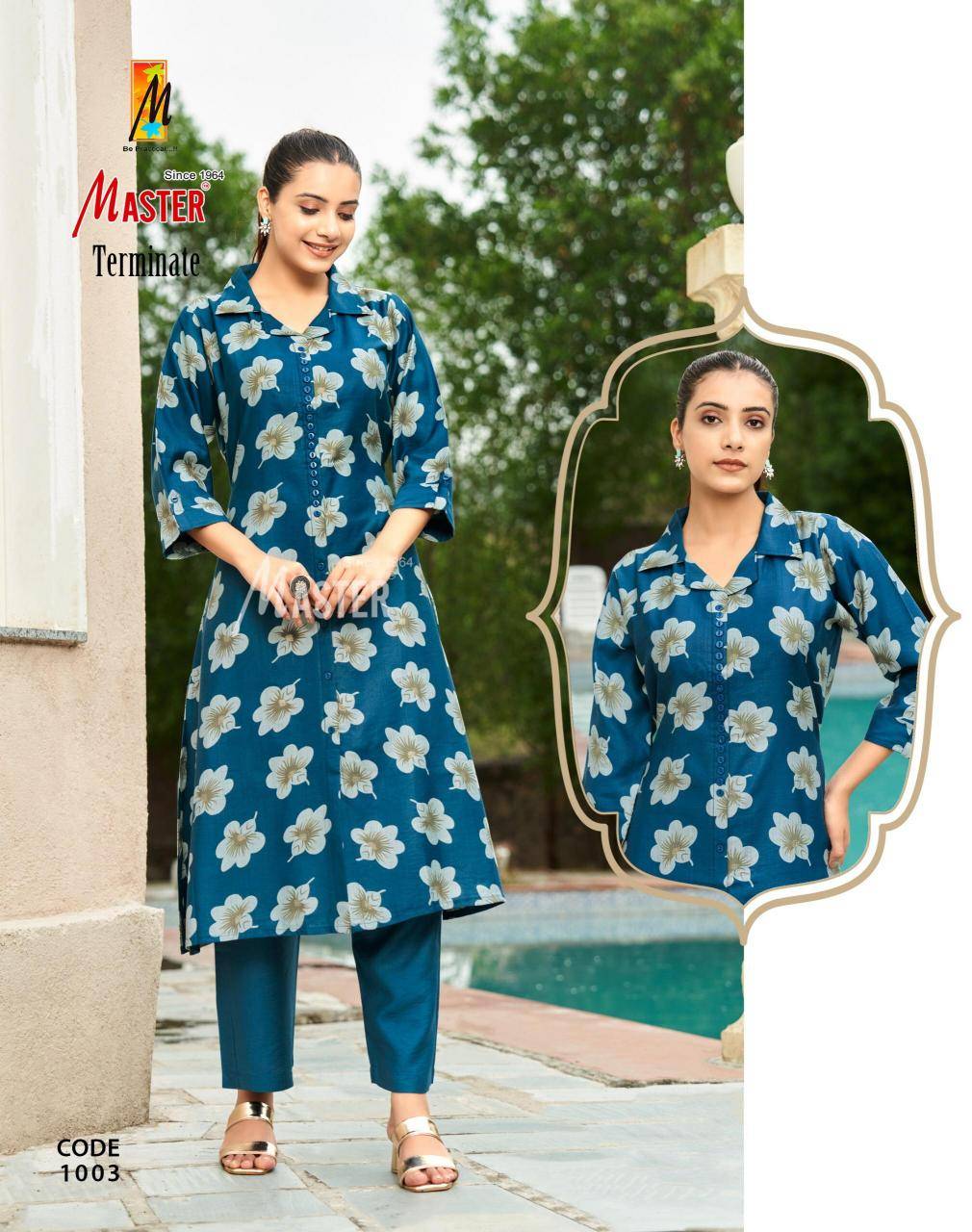 Shorya master vertican print coord set Ladies kurti wholesale market