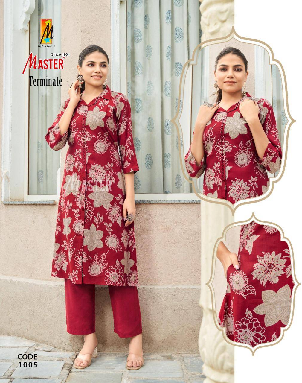 Shorya master vertican print coord set Ladies kurti wholesale market