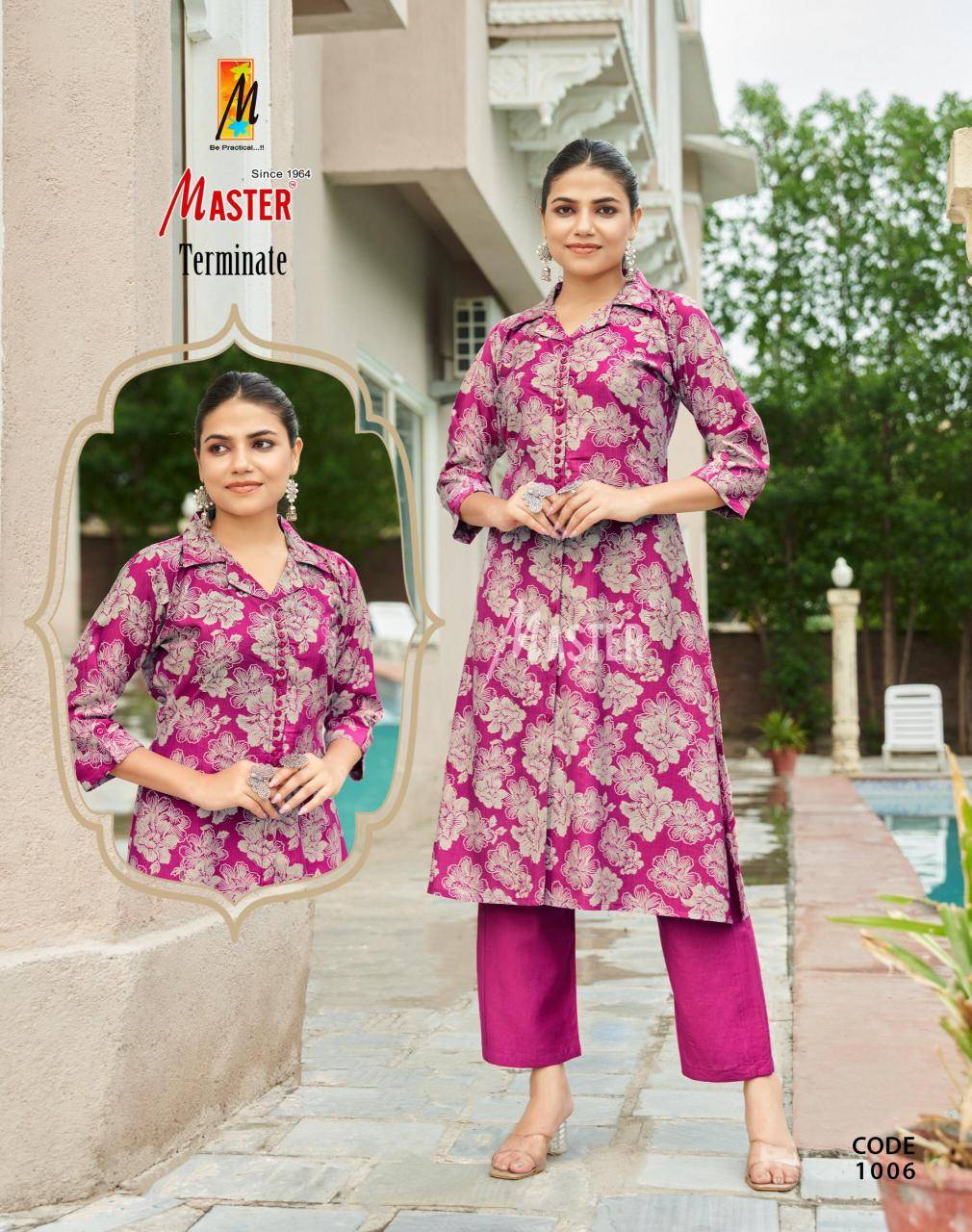 Shorya master vertican print coord set Ladies kurti wholesale market