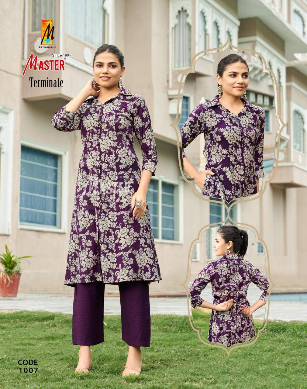 Shorya master vertican print coord set Ladies kurti wholesale market