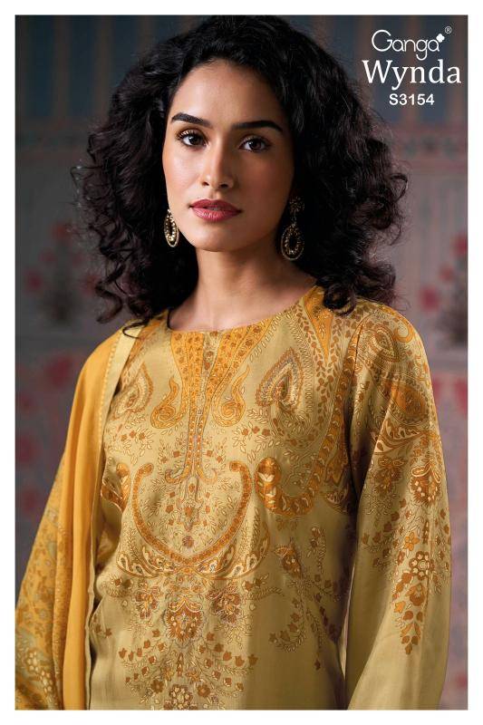 Ganga wynda 3154 Wholesale dress material in Bangalore