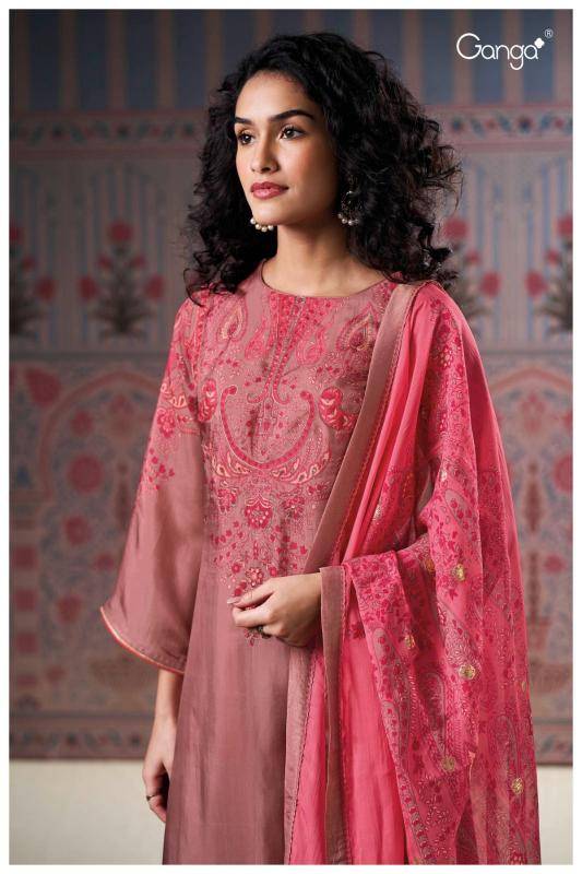 Ganga wynda 3154 Wholesale dress material in Bangalore